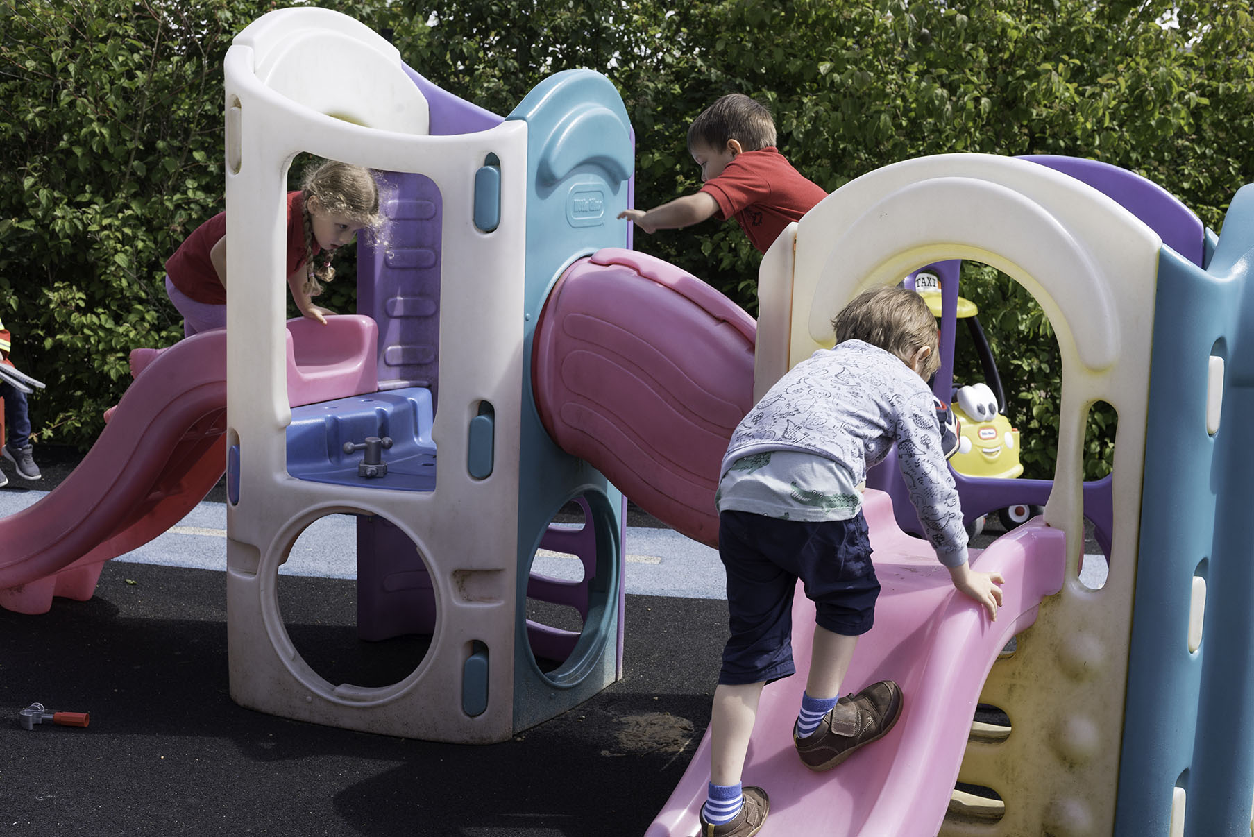 Puddleducks preschool mulbarton climbing frame